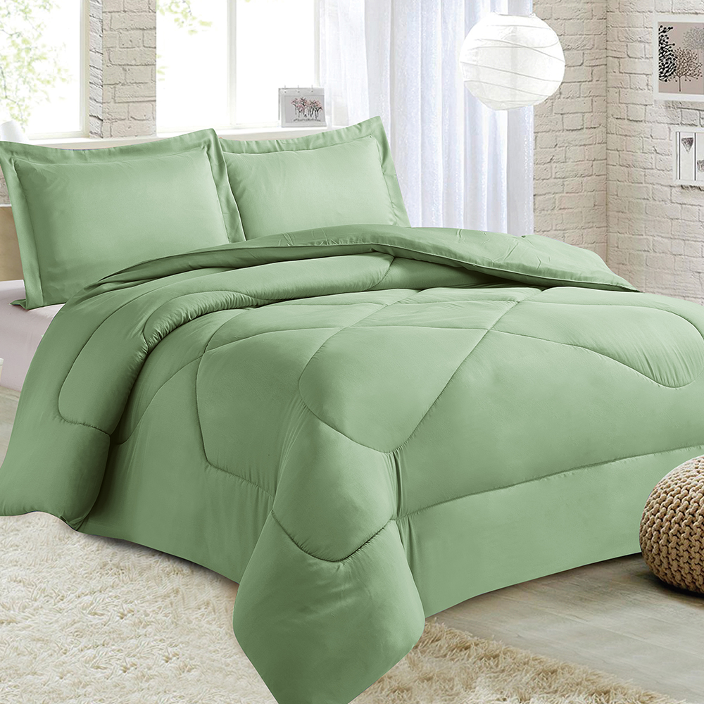99,99% Polyester Solid Comforfer 7-kusy set