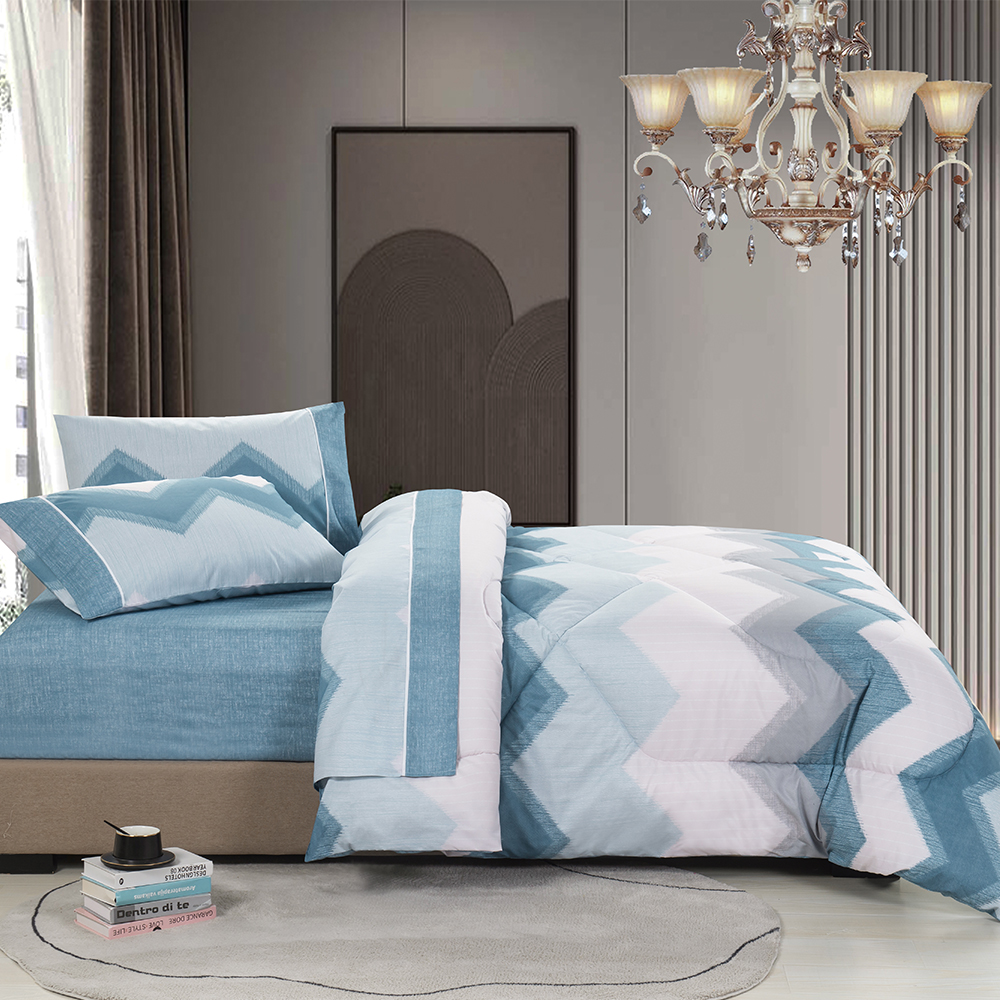 99,99% Polyester 85GSM Twill Dispers Disperse Printed 5 PCS Proforter Set