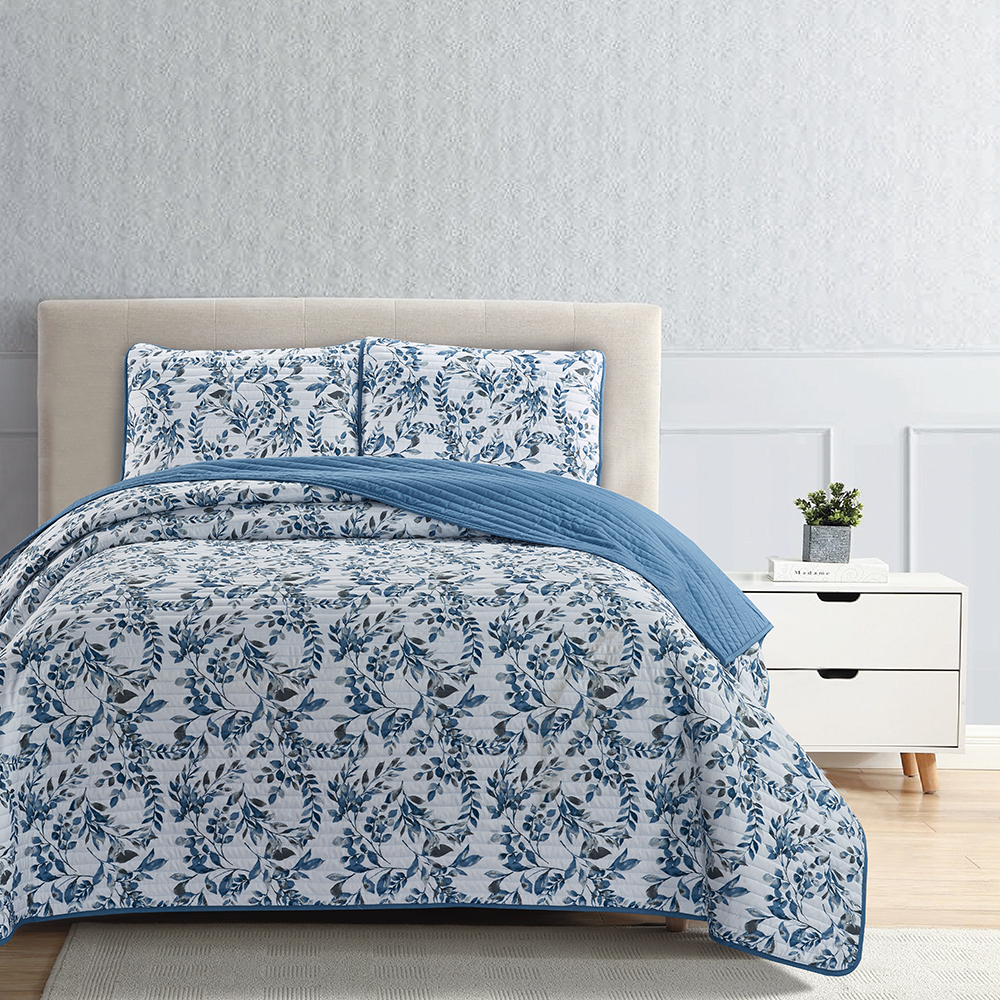 99,99% polyester tlačenú prikrývku postele 3-kobky set